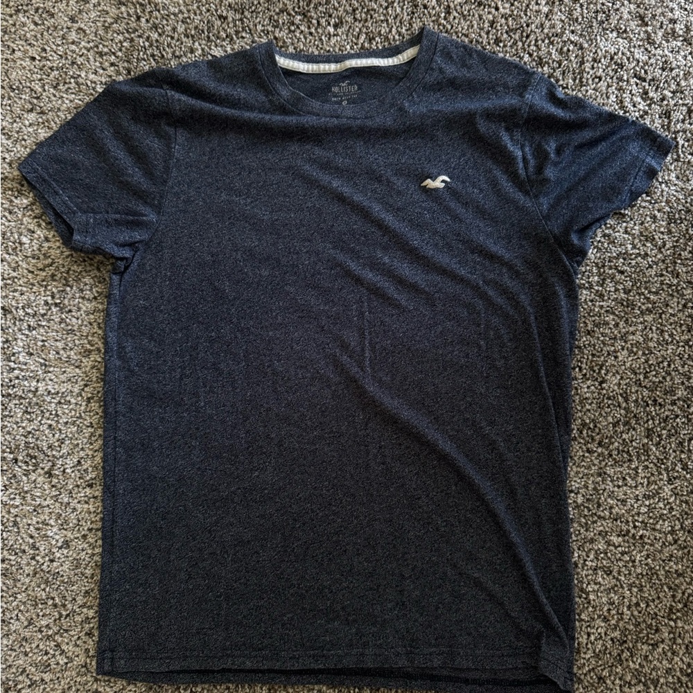 Men's HollisterNavy Blue T-Shirt